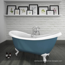Factory sell separate bathtub acrylic classical  shower bathtub  easy using and relaxing indoor bathroom